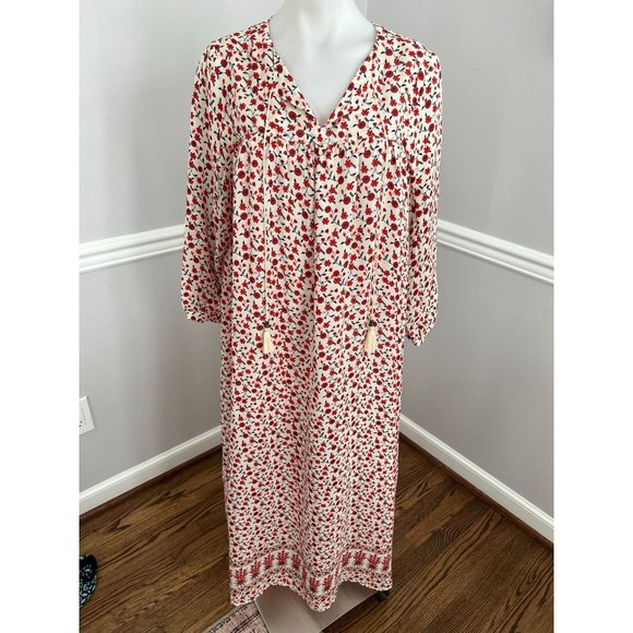 SOLD - ANINE BING Darcy 100% Silk Floral Print - Picture 8 of 9